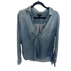J. Crew Denim Pullover Shirt